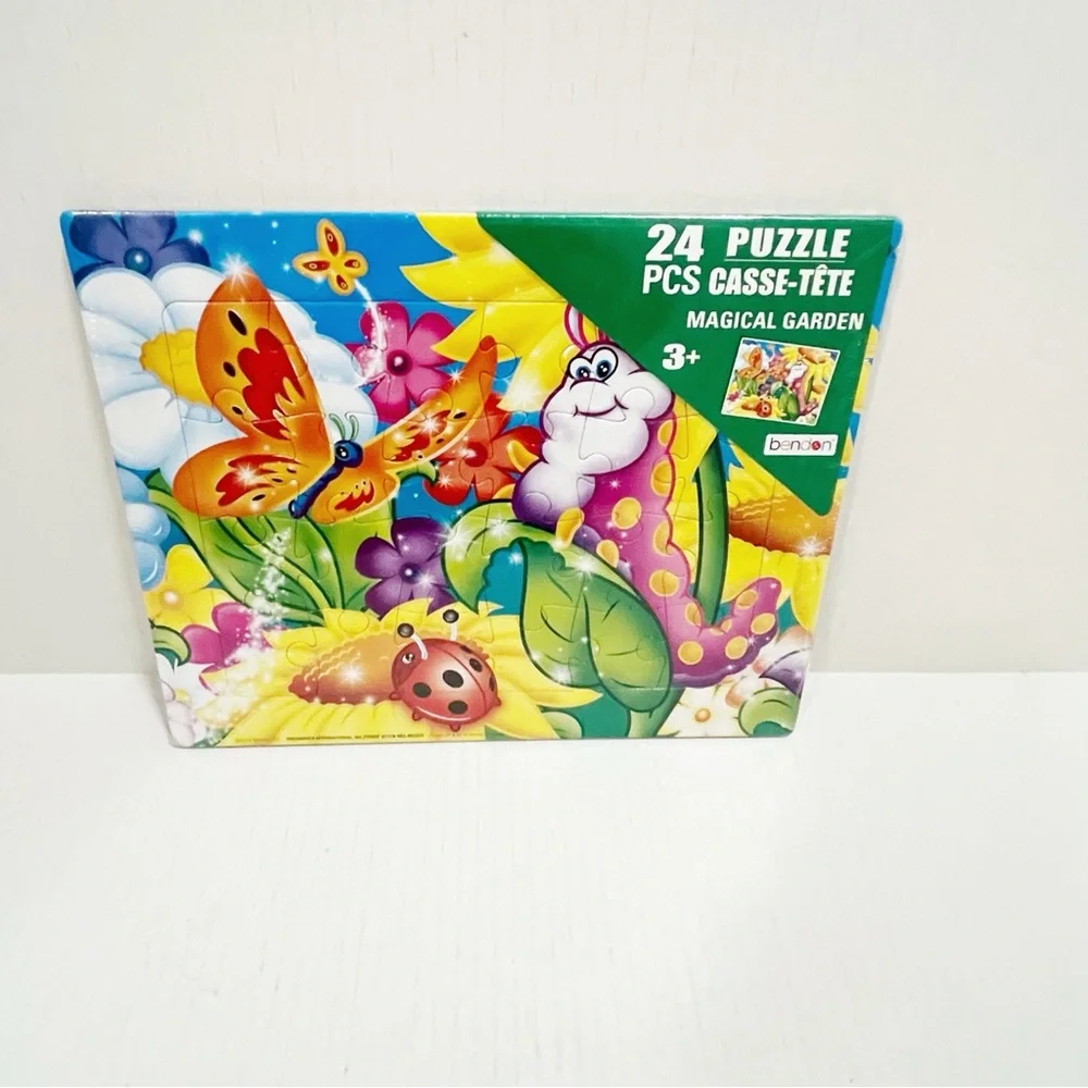 New kids 24 PCS Puzzle Magical Garden Age 3+